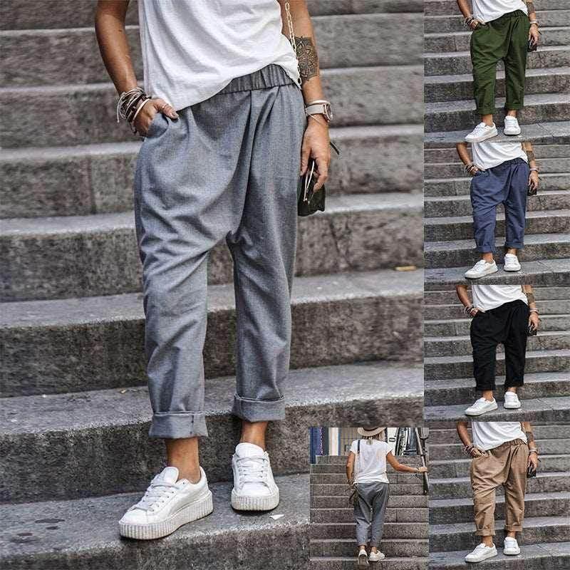 Women’s Streetwear Harem Pants with Pockets - ZA-Zola