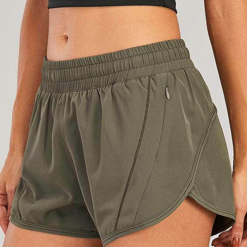 Breathable Summer Sports Shorts with Zipper Pockets - ZA-Zola