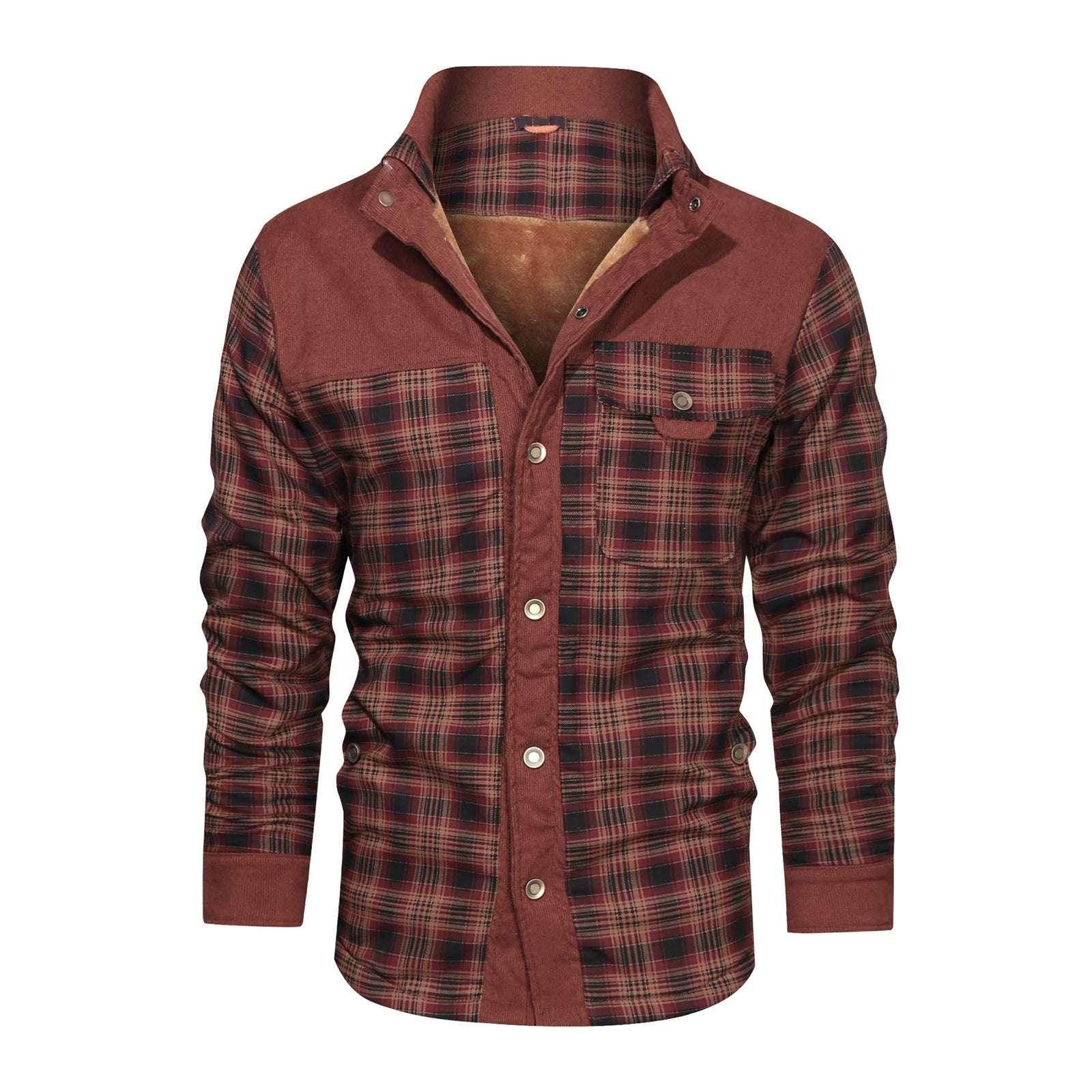 Men's Wool Thick Coat Jacket – Autumn & Winter Essential - ZA-Zola