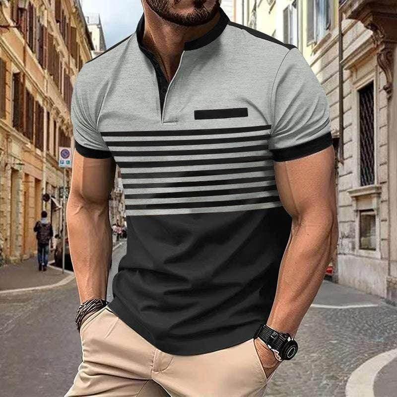 Men’s Henley Shirt – V-Neck, Stylish & Slim Fit, Shop Now! - ZA-Zola