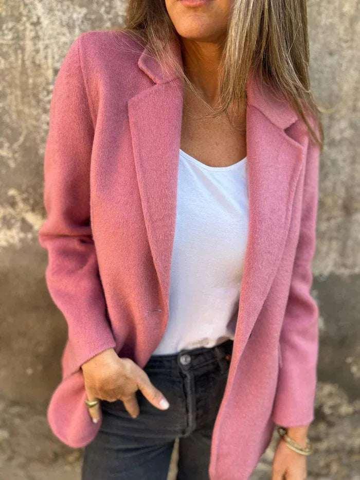Short Blazer Jacket Women Winter Commuter - ZA-Zola
