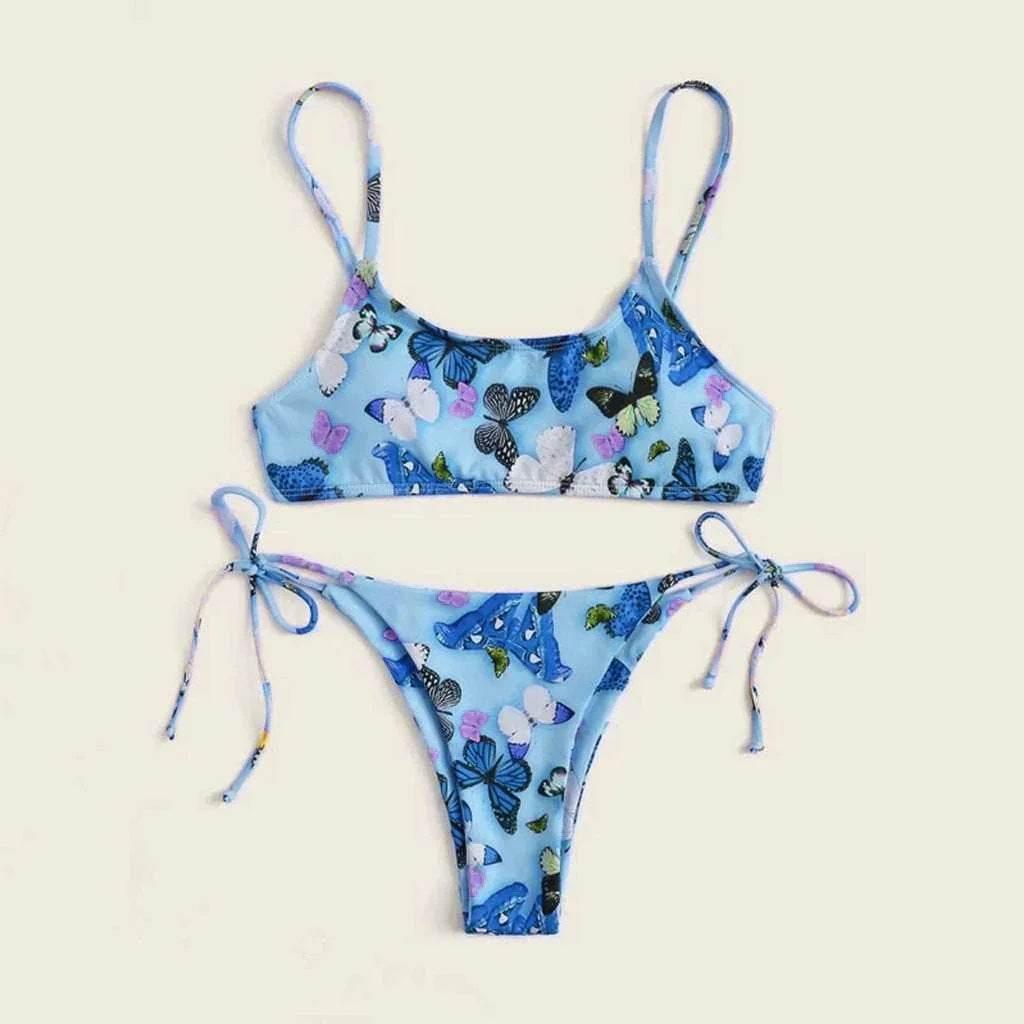 Summer Flowers Bikini | Sexy Push-Up Swimsuit – Buy Now - ZA-Zola