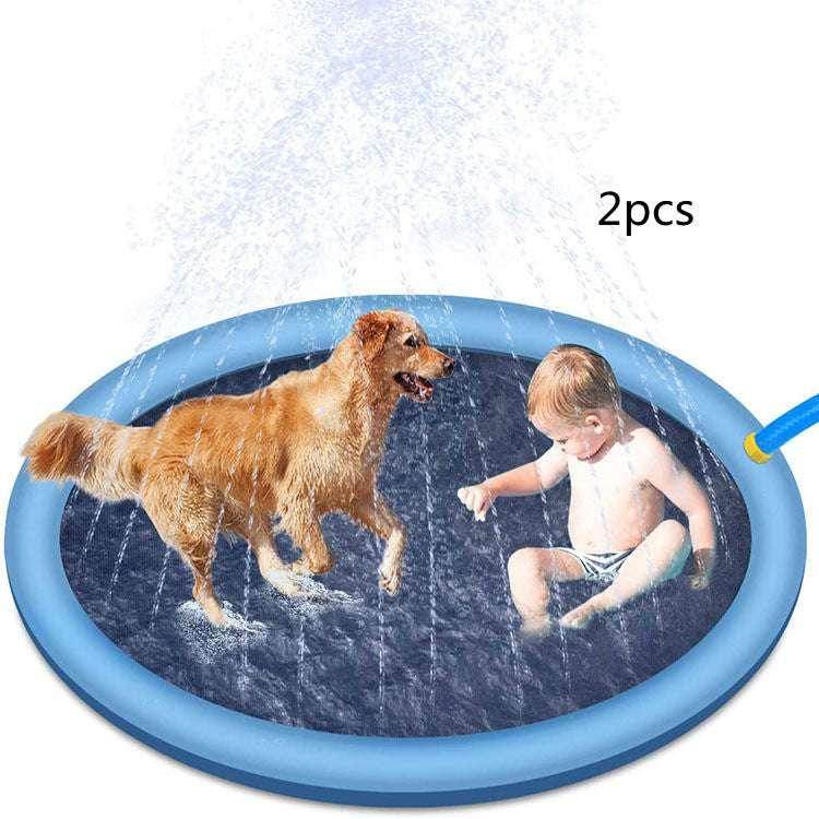 Non-Slip Splash Pad for Kids & Pets – 150cm Fun - ZA-Zola