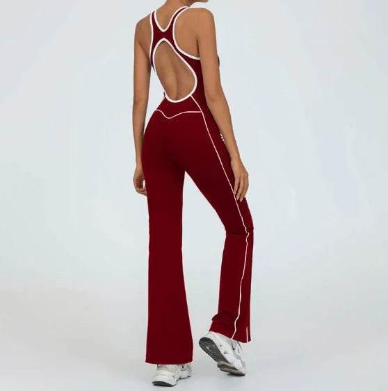 Women’s Beauty Back Yoga Jumpsuit – 2 Colors - ZA-Zola