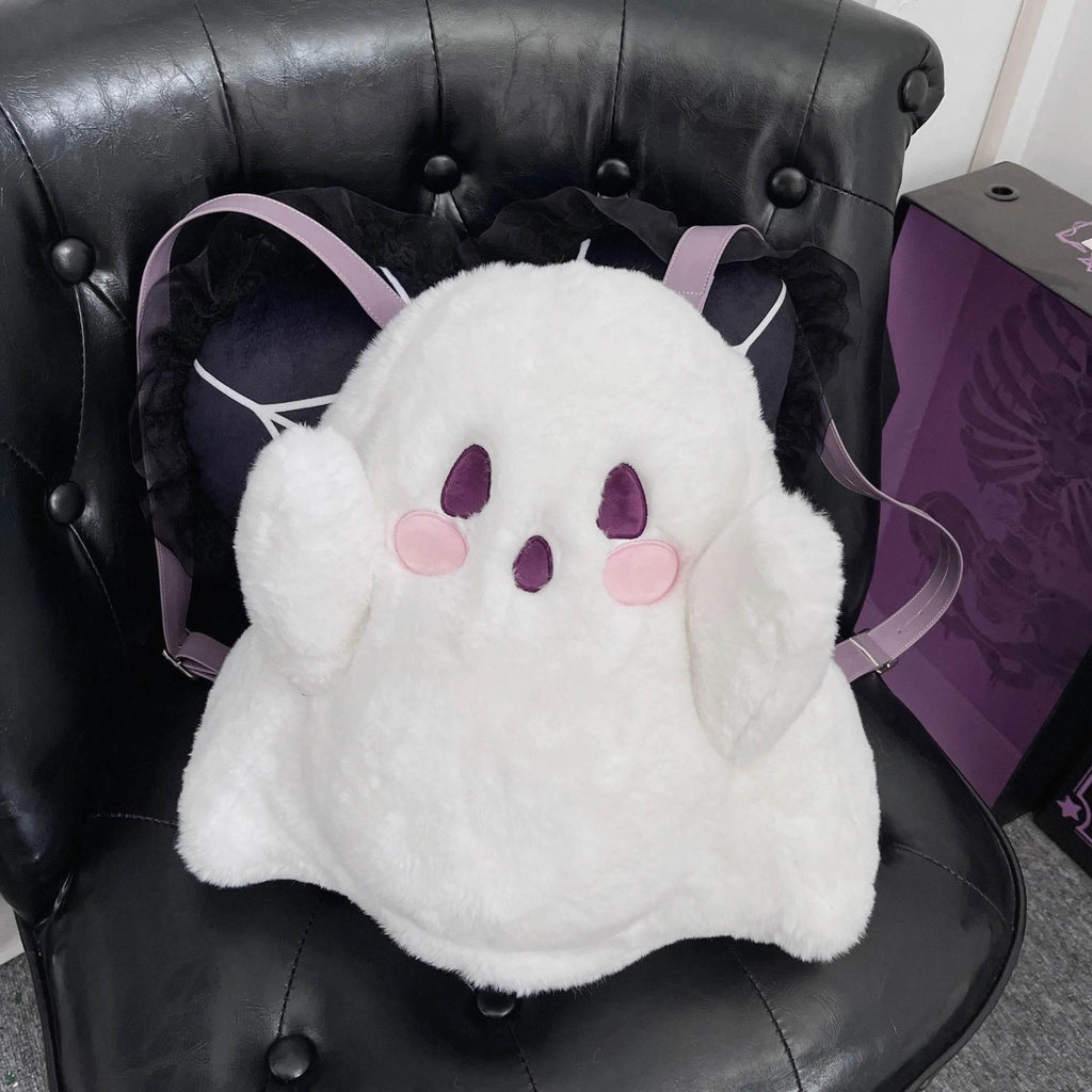 ZA-Zola Halloween Ghost Plush Backpack - ZA-Zola