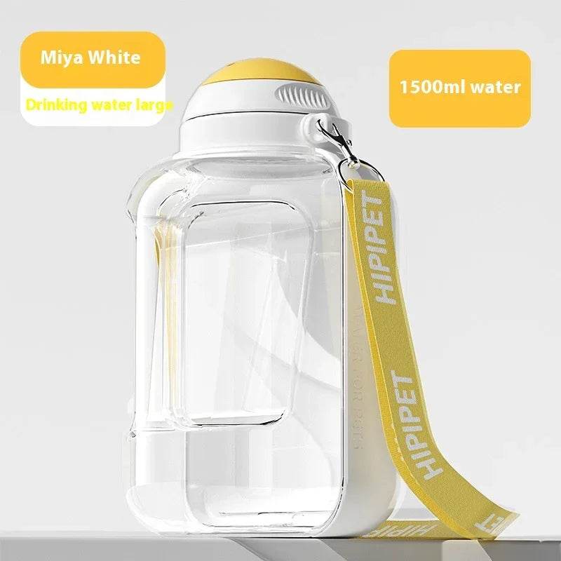 2-in-1 Dog Water & Food Bottle – Leakproof & Portable - ZA-Zola