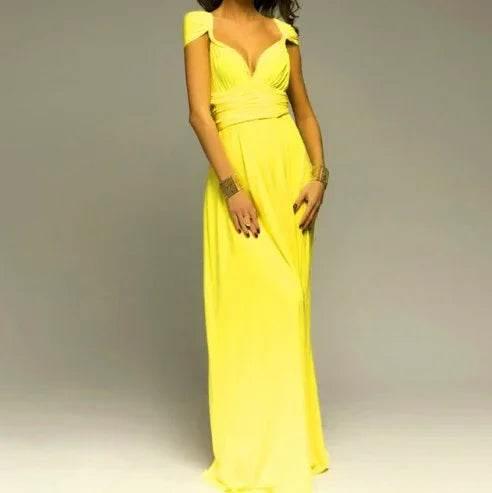 15-Way Convertible Maxi Dress – Sexy Backless Boho Wrap - ZA-Zola