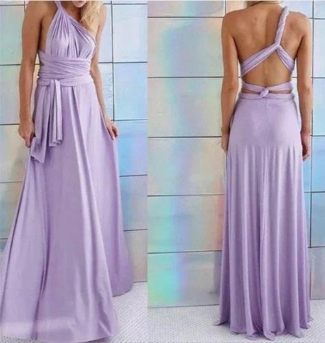 15-Way Convertible Maxi Dress – Sexy Backless Boho Wrap - ZA-Zola