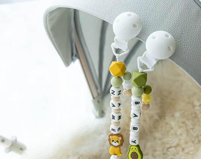 Baby Pacifier Chain | Silicone Teether & Molar Bite - ZA-Zola