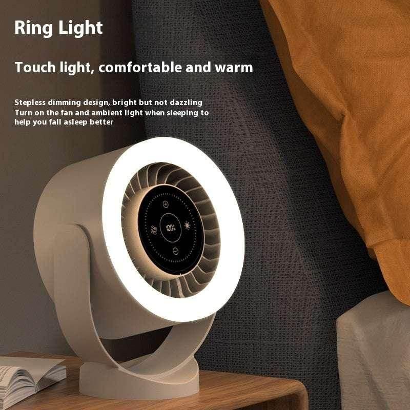 100-Speed USB Desk Fan with Light & LED Display - ZA-Zola