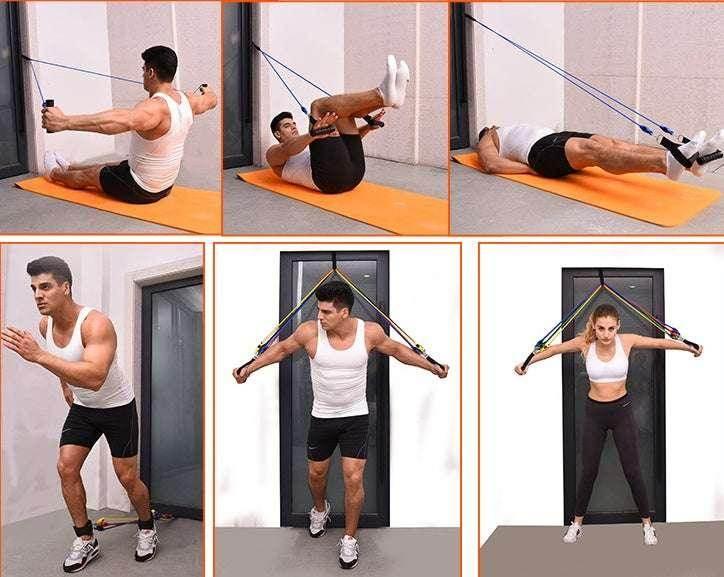 Portable Fitness Rally – Full-Body Resistance Bands - ZA-Zola
