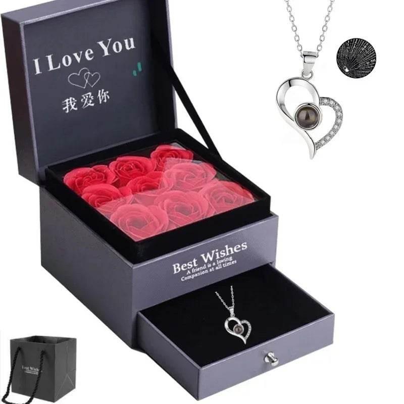 100 Languages I Love You Projection Necklace - ZA-Zola