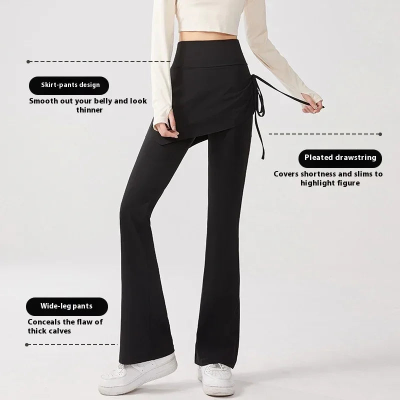 High Waist Skort Leggings Anti-Exposure Fit - ZA-Zola