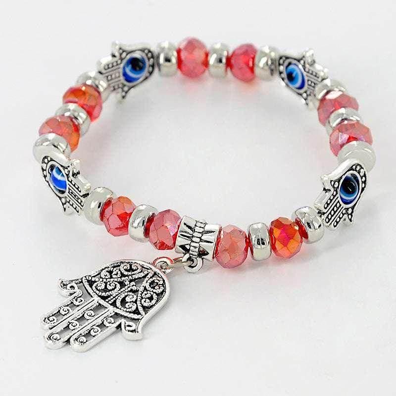 Devil's Eye Beaded Bracelet – Gemstone Protection - ZA-Zola