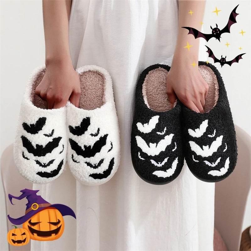 ZA-Zola Halloween Bat Plush Slippers - ZA-Zola