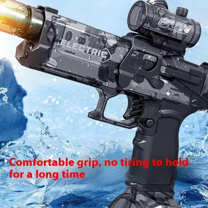 Fire Rat Full-Automatic Light-Up Water Gun – Long Range Electric Water Pistol for Kids - ZA-Zola