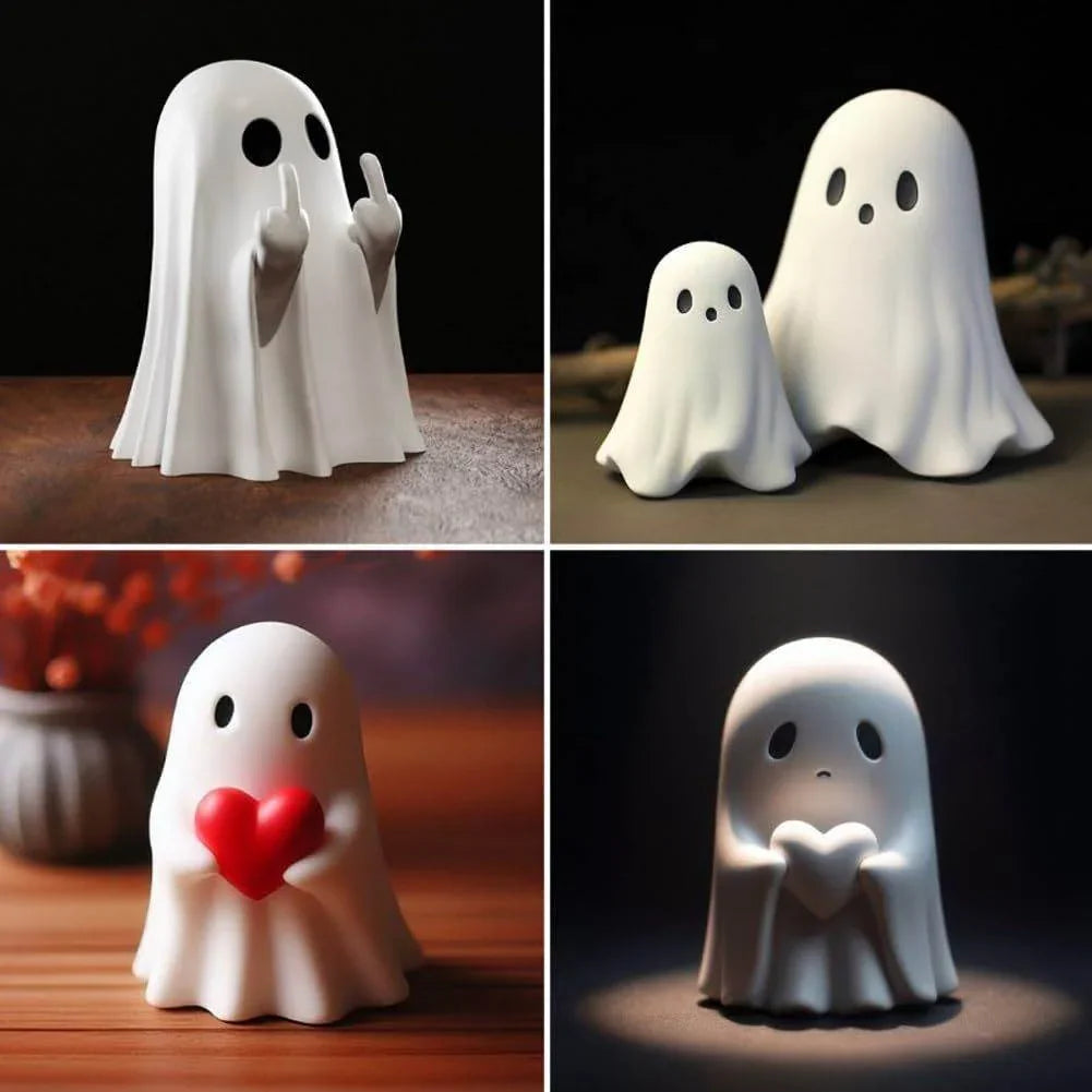 ZA-Zola Halloween Middle Finger & Love Ghost Ornaments - ZA-Zola