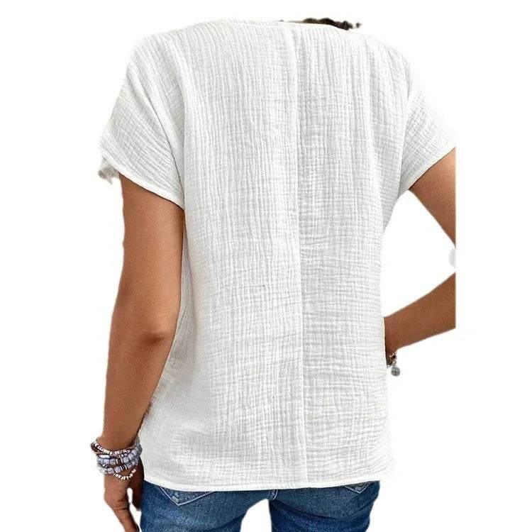 Summer Button Cardigan Top for Women – Loose Fit - ZA-Zola