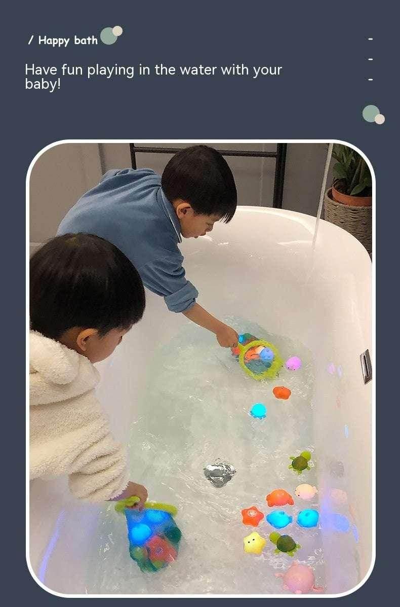 Glowing Floating Animal Bath Toys – Set of 4 - ZA-Zola