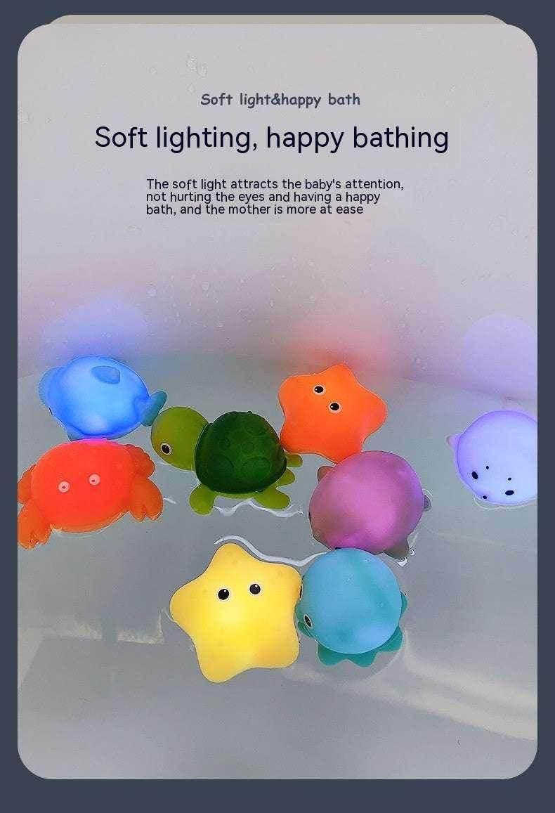 Glowing Floating Animal Bath Toys – Set of 4 - ZA-Zola