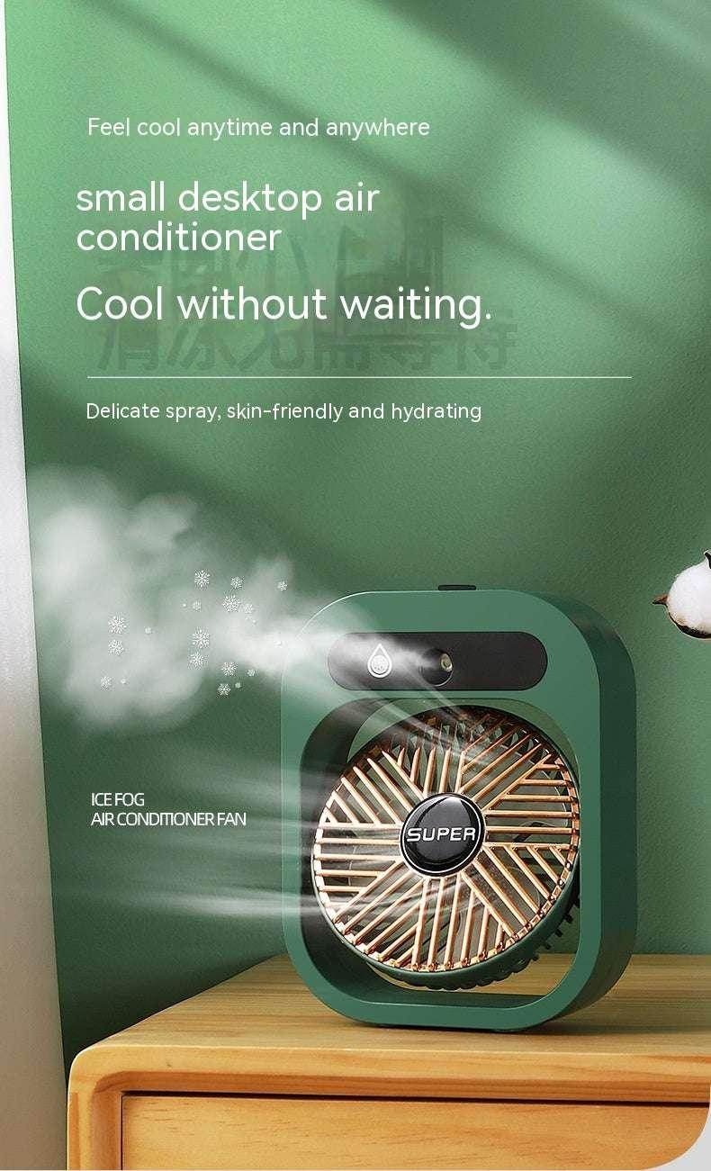 USB Misting Fan & Humidifier – 3 Wind Speeds, Cooling - ZA-Zola