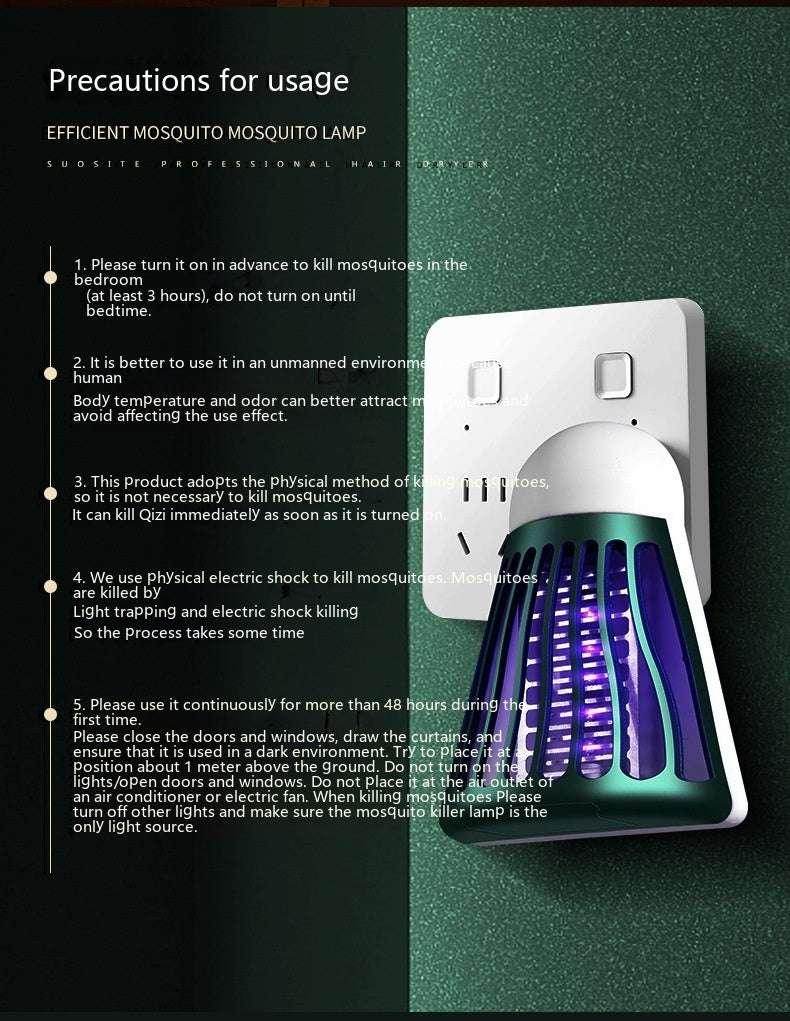 Badminton Green Electric Mosquito Killing Lamp – EU Plug - ZA-Zola