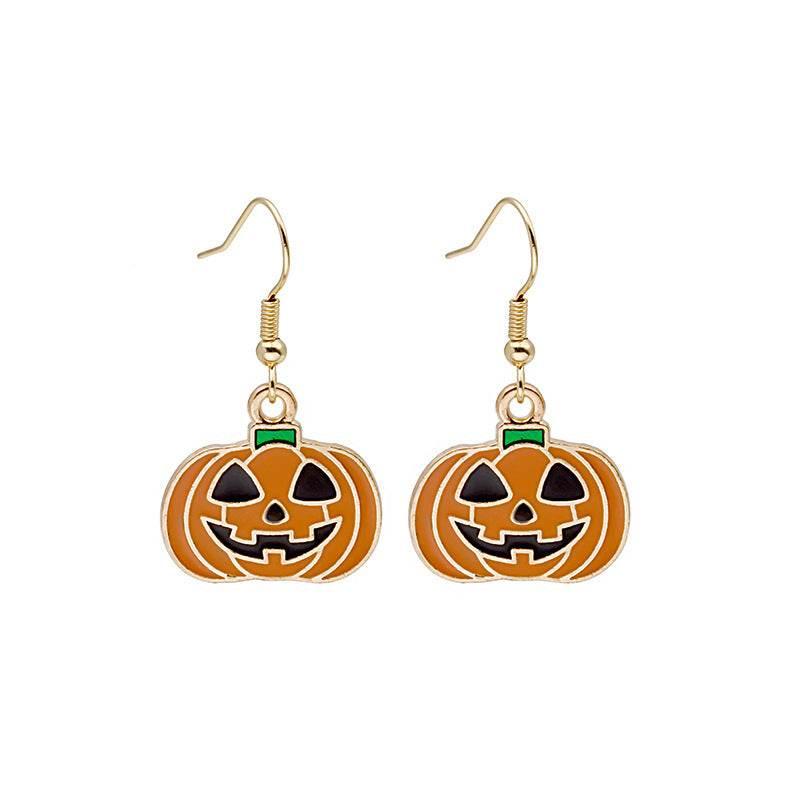 ZA-Zola Halloween Pumpkin Earrings – Cute & Spooky - ZA-Zola