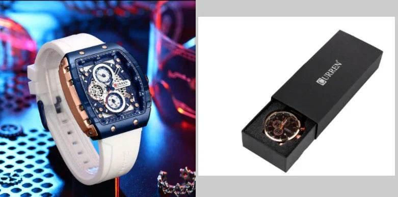 Men's Six-Pin Quartz Sports Watch – Stylish & Durable - ZA-Zola