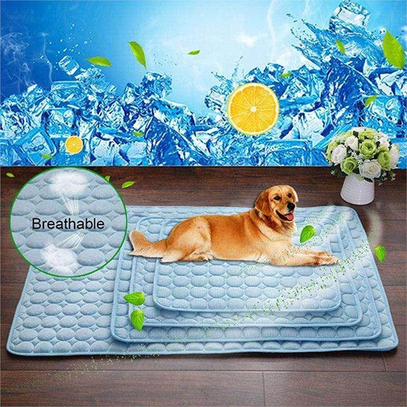 Cooling Pet Pad Ice Silk Mat for Dogs & Cats - ZA-Zola