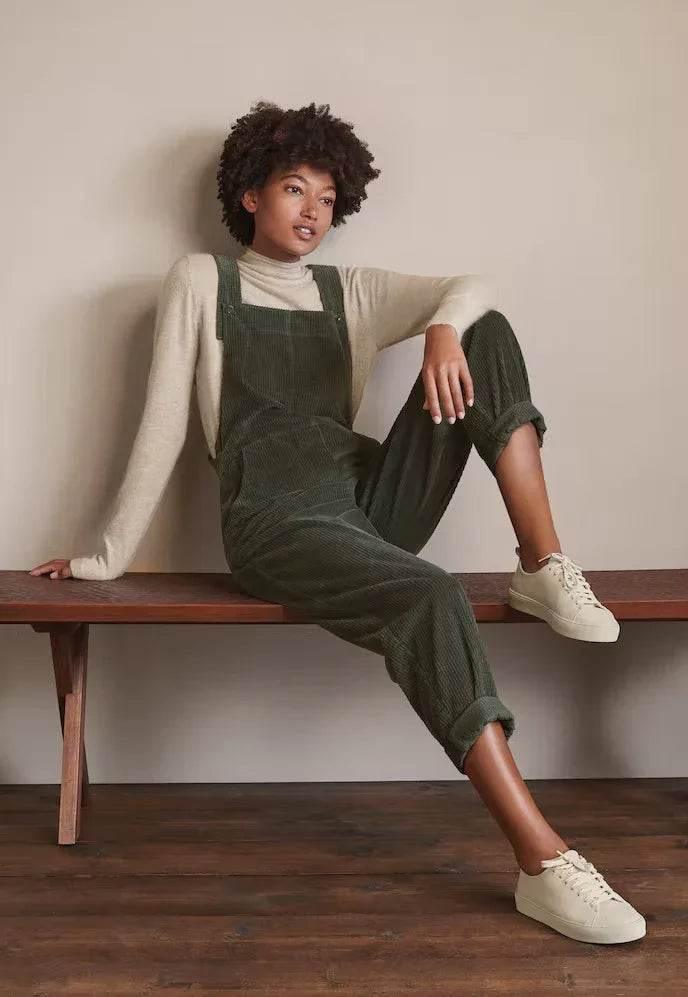 Corduroy Bib Overalls for Women – Casual & Comfy - ZA-Zola