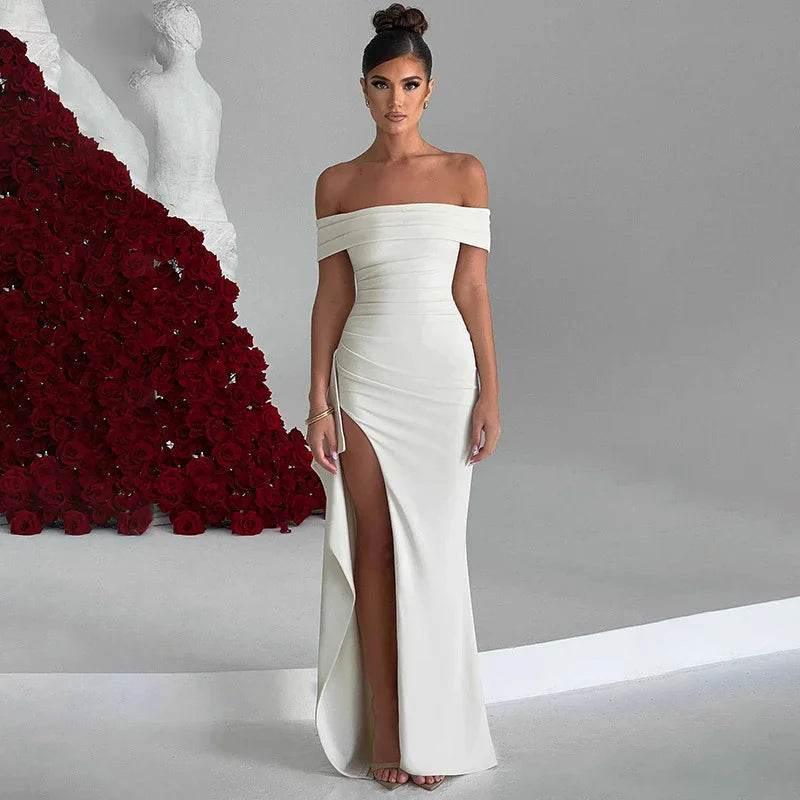 Slim Split Sleeveless Dress – Minimal Chic Look - ZA-Zola