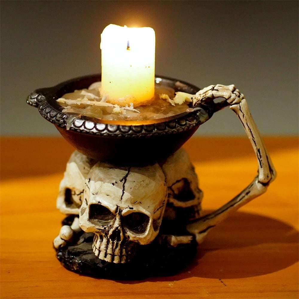 ZA-Zola Halloween Ghost Candle Storage Tray - ZA-Zola