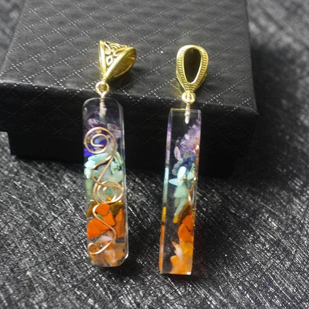 Gravel Seven Chakra Spirit Pendant Necklace - ZA-Zola