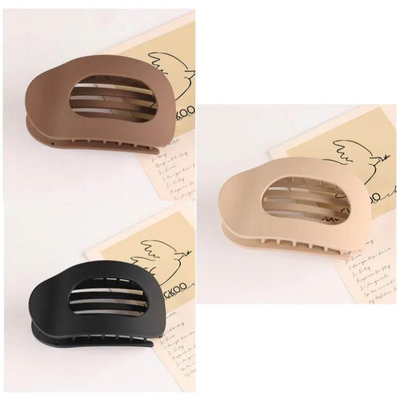 Oval Hair Claw Clips – Stylish Back Head Updo Hold - ZA-Zola