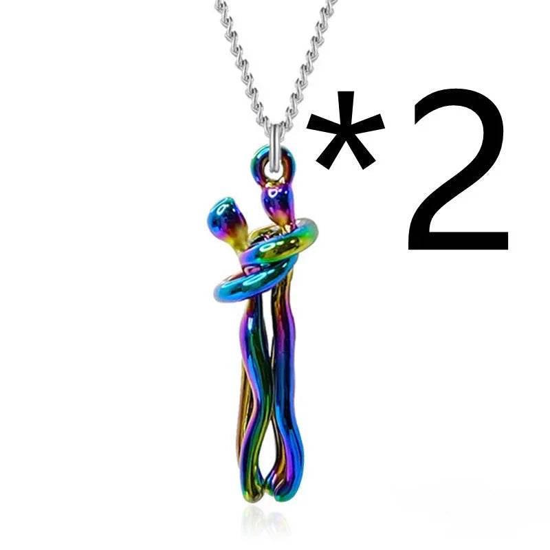 Affectionate Hug Necklace – Perfect Couple's Gift - ZA-Zola