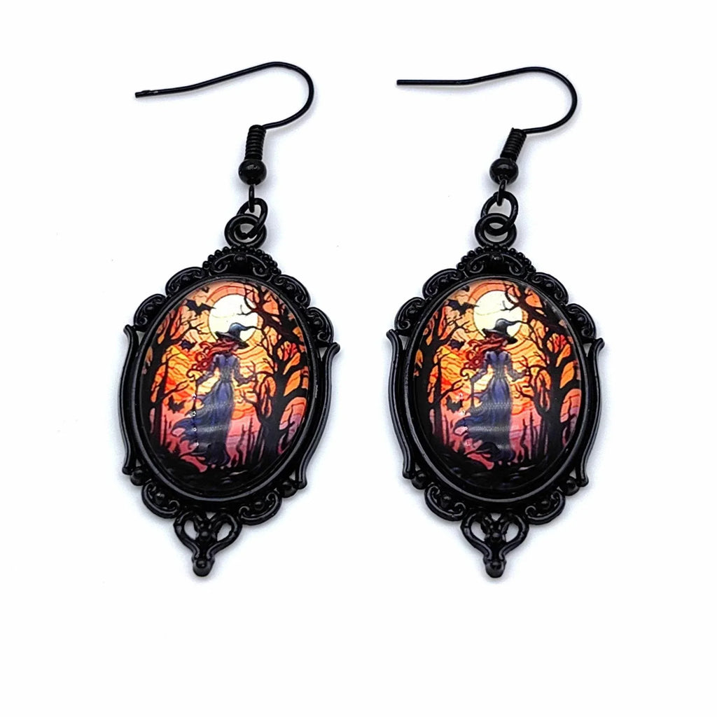 ZA-Zola Halloween Tree Witch Necklace Set - ZA-Zola