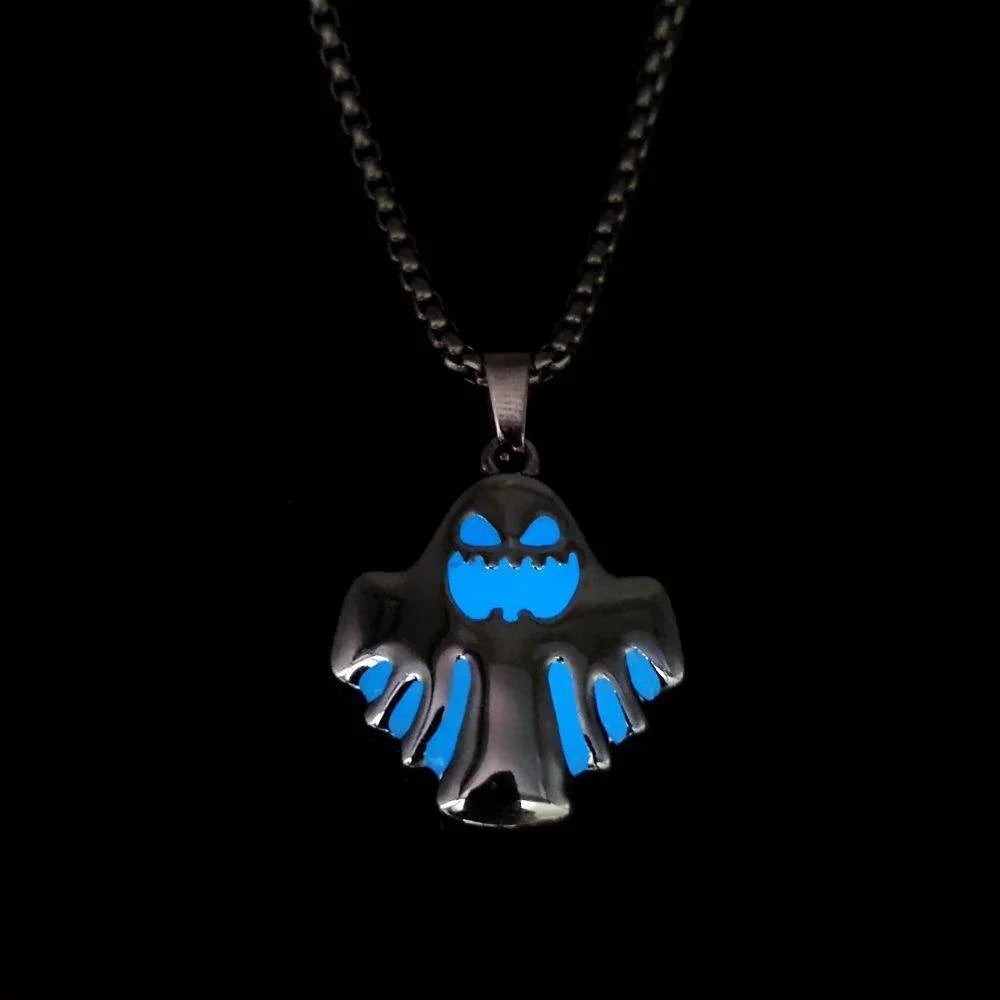 ZA-Zola Luminous Ghost Pendant Necklace - ZA-Zola