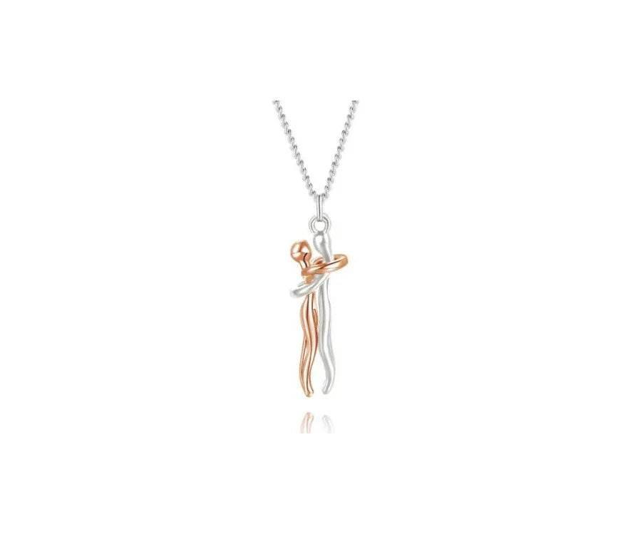 Love Necklace – Hug Clavicle Chain for Couples - ZA-Zola