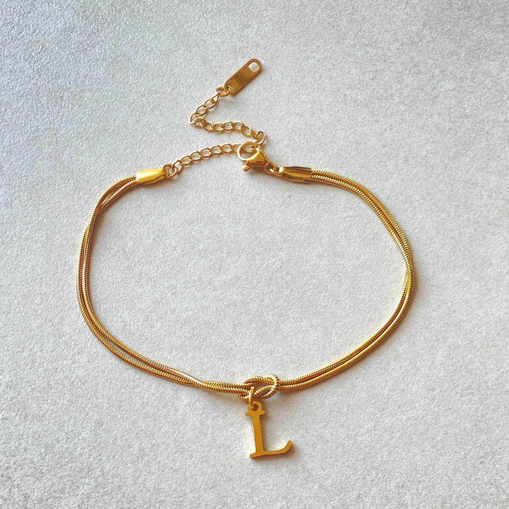 A-Z Love Knot Bracelets | Personalized Jewelry Gift - ZA-Zola