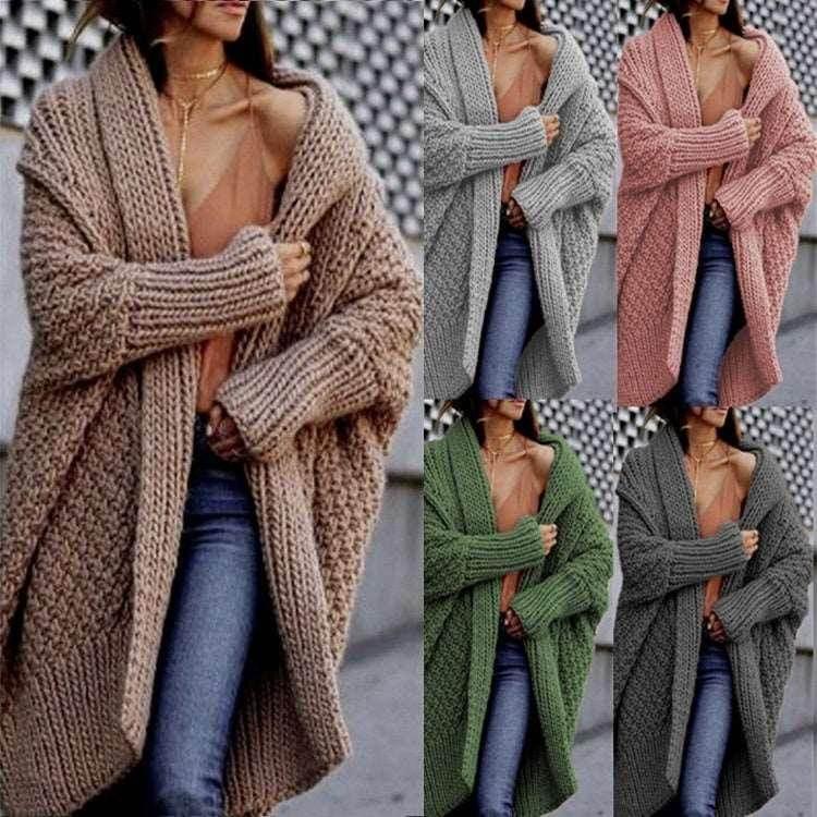 Women's Thick Sweater Cardigan – Cozy & Stylish! - ZA-Zola