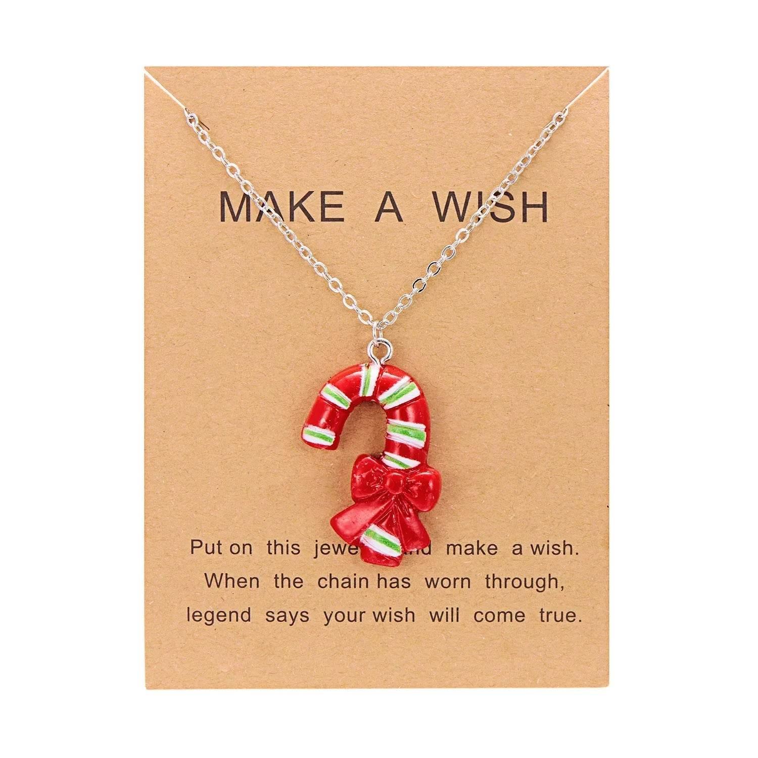 Shop Cute Cartoon Christmas Necklace – Festive Charm - ZA-Zola