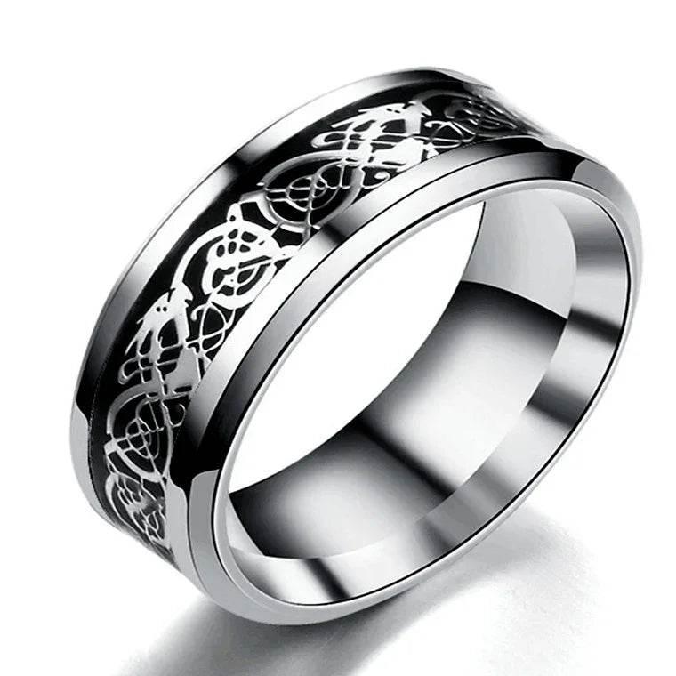 Stainless Steel Dragon Ring for Men & Women - ZA-Zola