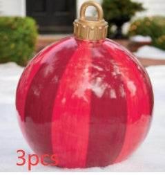 Inflatable Christmas Ornament Ball 60CM Outdoor PVC - ZA-Zola