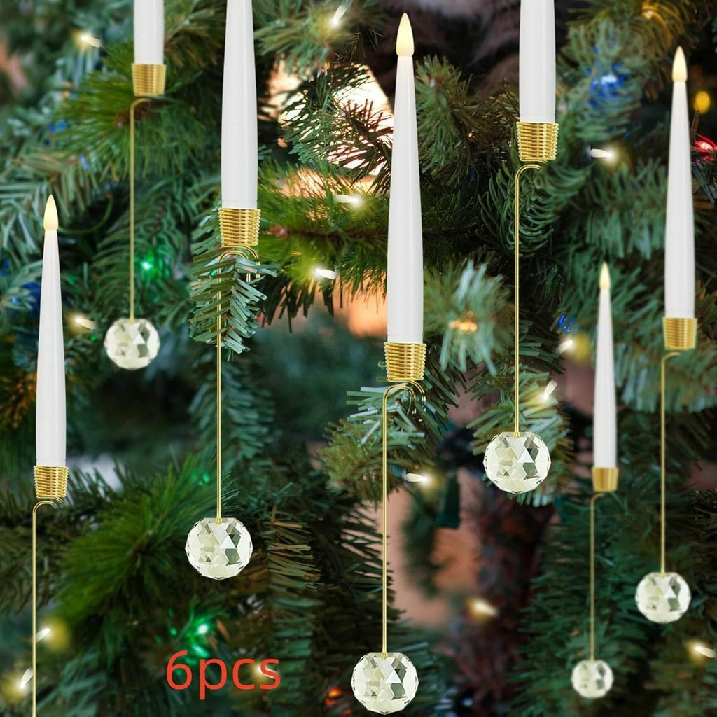 Christmas Candle LED Ornaments Indoor Holiday Tree Decor - ZA-Zola