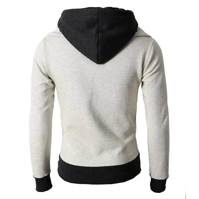 Men's Zip-Up Hooded Jacket – Sports Cardigan Sweatshirt - ZA-Zola