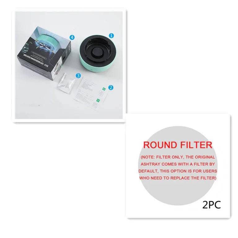 Portable Air Purifier Ashtray – Smoke & Odor Removal - ZA-Zola