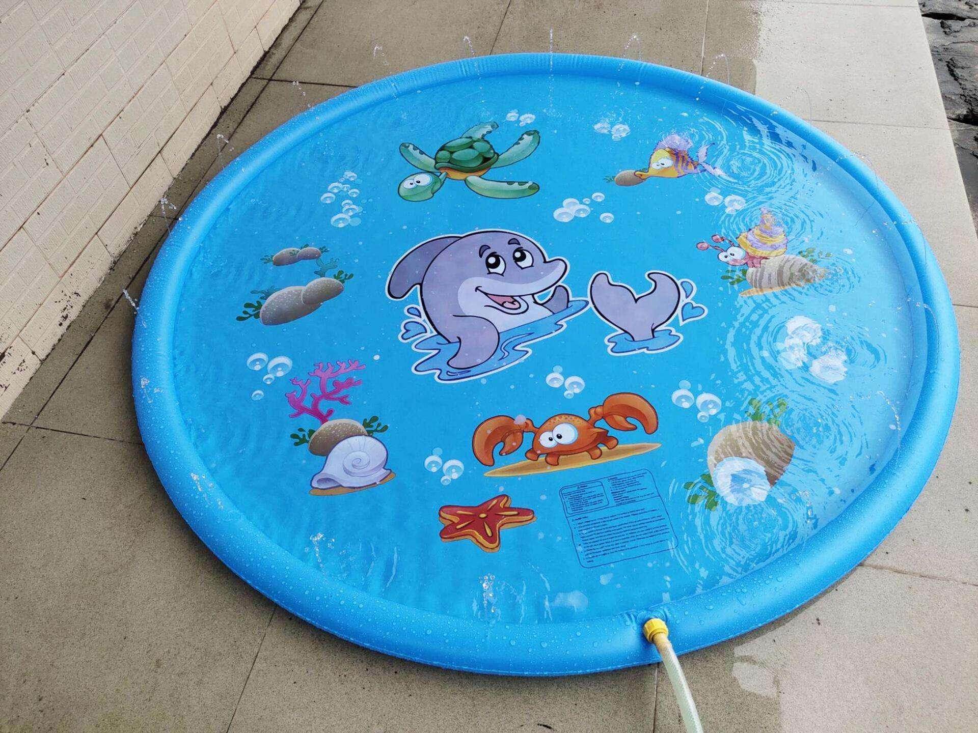 Kids Water Spray Splash Play Mat for Outdoor Fun - ZA-Zola
