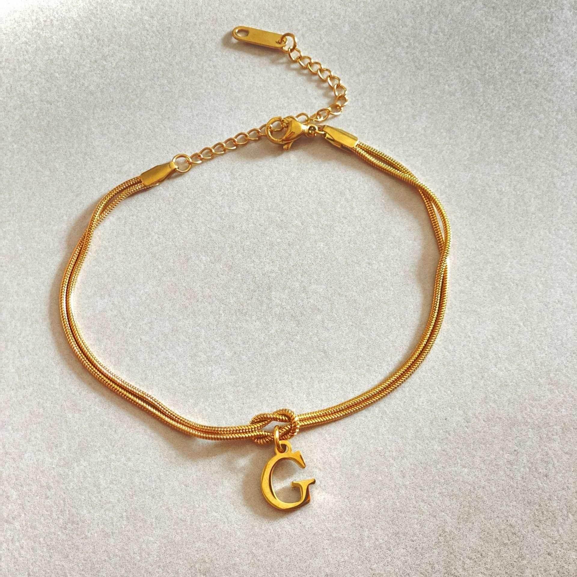 A-Z Love Knot Bracelets | Personalized Jewelry Gift - ZA-Zola