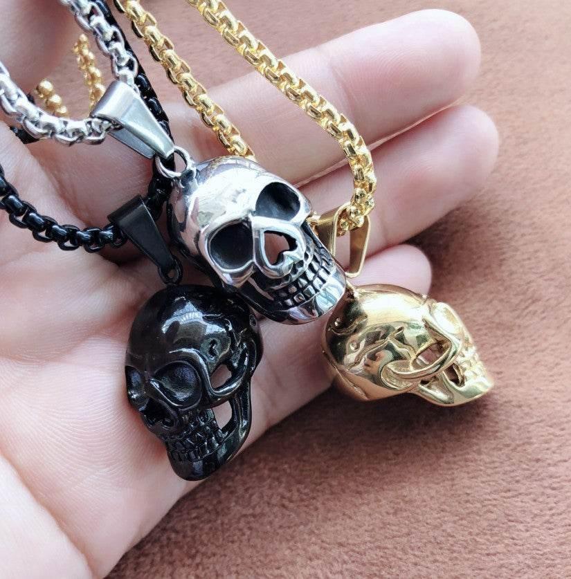 ZA-Zola Halloween Skull Punk Necklace Unisex - ZA-Zola