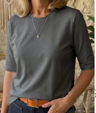 Casual Crew-Neck T-Shirt Women | All-Match Comfortable Top